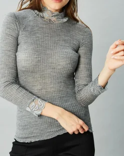 Femme Mare Tops Et Blouses^Top en Laine mélangée gris