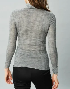 Femme Mare Tops Et Blouses^Top en Laine mélangée gris