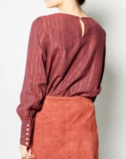 Femme Karl Marc John Tops Et Blouses^Top en Lin mélangé Flaubert terracotta