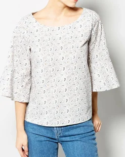 Femme Karl Marc John Tops Et Blouses^Top French en Coton ample crème