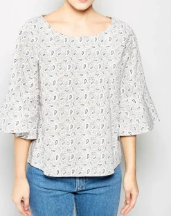 Femme Karl Marc John Tops Et Blouses^Top French en Coton ample crème