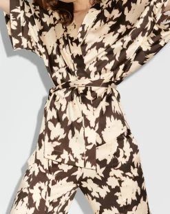 Femme Zapa Tops Et Blouses^Top Kimono fluide Vieran chocolat