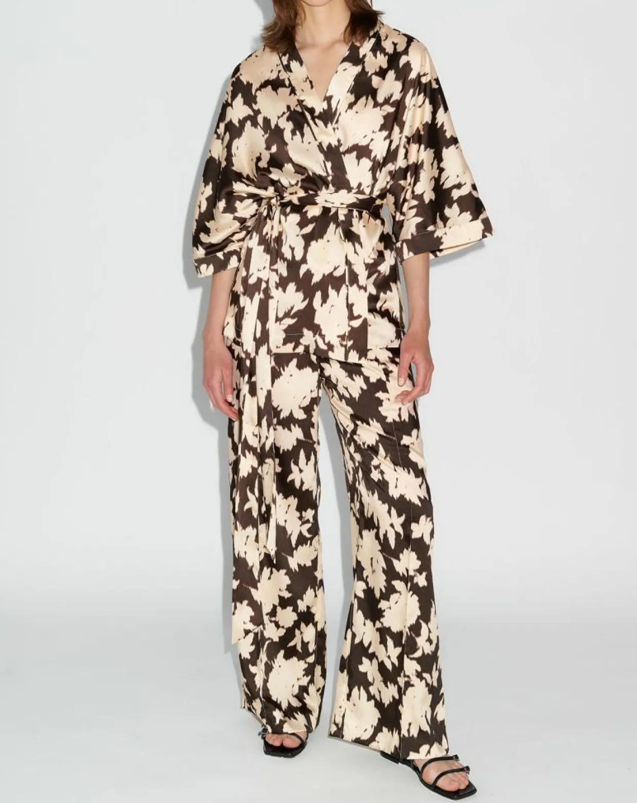 Femme Zapa Tops Et Blouses^Top Kimono fluide Vieran chocolat