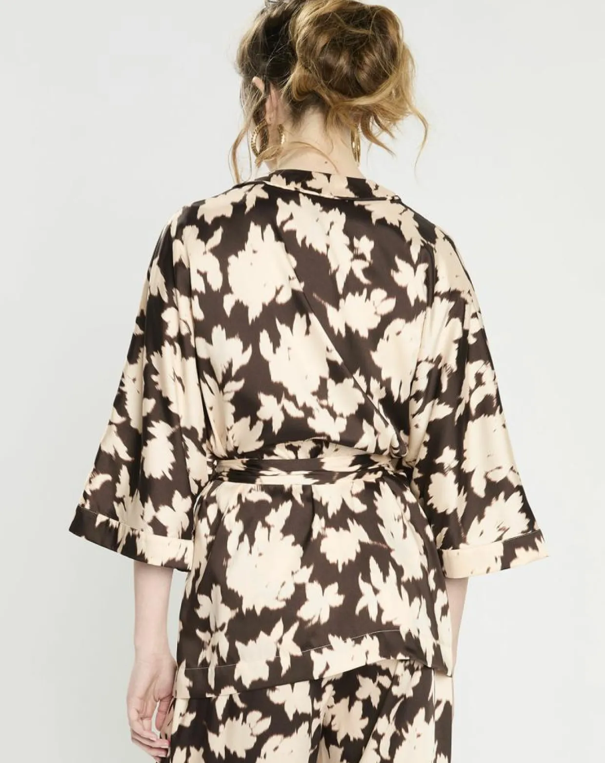 Femme Zapa Tops Et Blouses^Top Kimono fluide Vieran chocolat