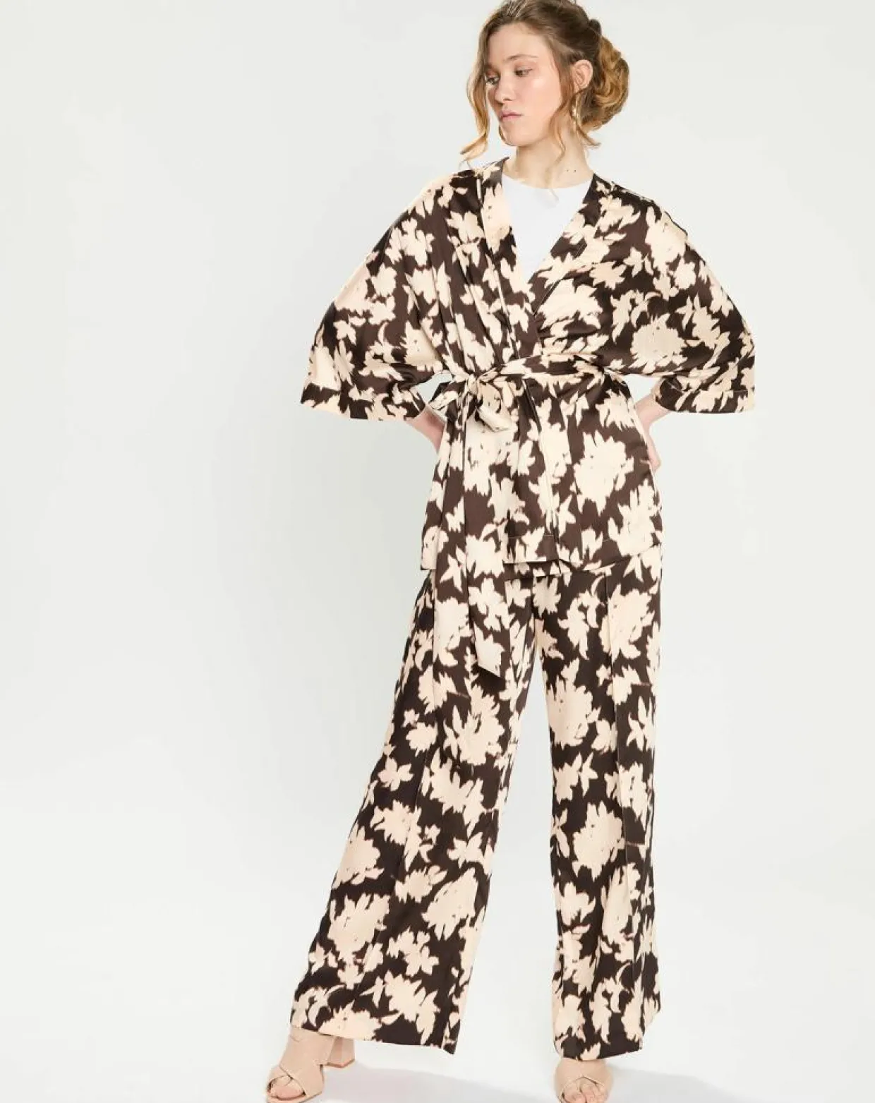 Femme Zapa Tops Et Blouses^Top Kimono fluide Vieran chocolat