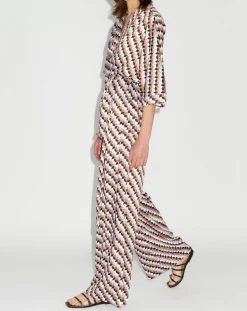 Top Kimono fluide Vieran imprimé multicolore-Zapa New