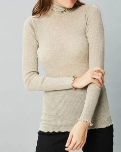 Top Laine & Soie caramel-Mare