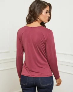 Top Lena bordeaux-L'Armoire de Suzette Clearance