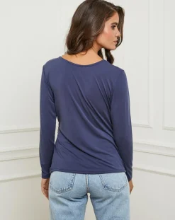 Femme L'Armoire de Suzette Pulls^Top Lena marine
