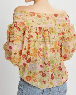 Femme Manoush Tops Et Blouses^Top Liberty Jane à fleurs vert/multicolore