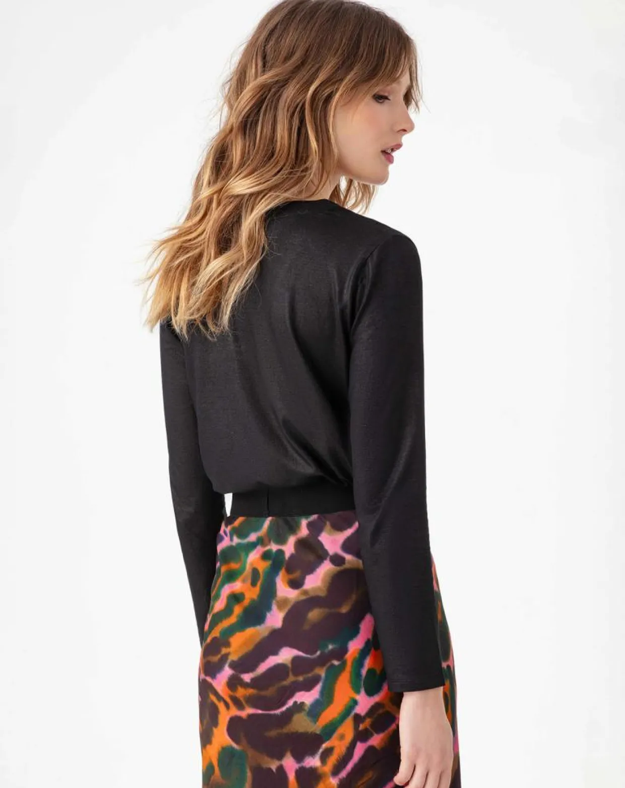 Femme Indies Tops Et Blouses^Top Manches Longues Stella irise noir