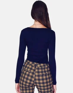 Top Mia bleu nuit-Assuili Hot