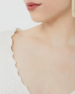 Femme BDG by Urban Outfitters Tops Et Blouses^Top noori tie écru