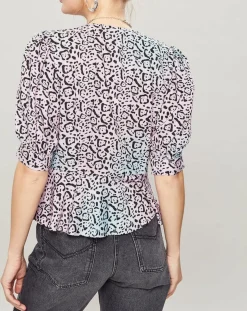 Femme Manoush Tops Et Blouses^Top Panthère bleu/rose