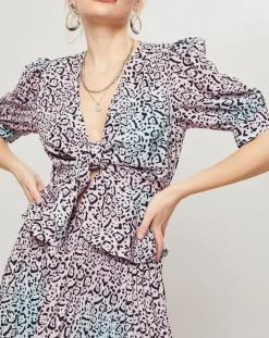 Femme Manoush Tops Et Blouses^Top Panthère bleu/rose