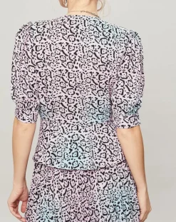 Femme Manoush Tops Et Blouses^Top Panthère bleu/rose