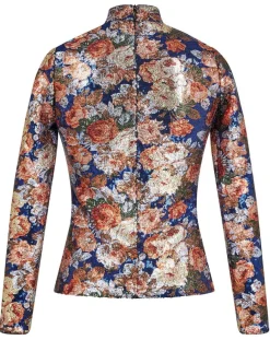 Top Roses à sequins encre-Manoush