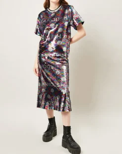 Femme Manoush Tops Et Blouses^Top Sparkle en sequins multicolore
