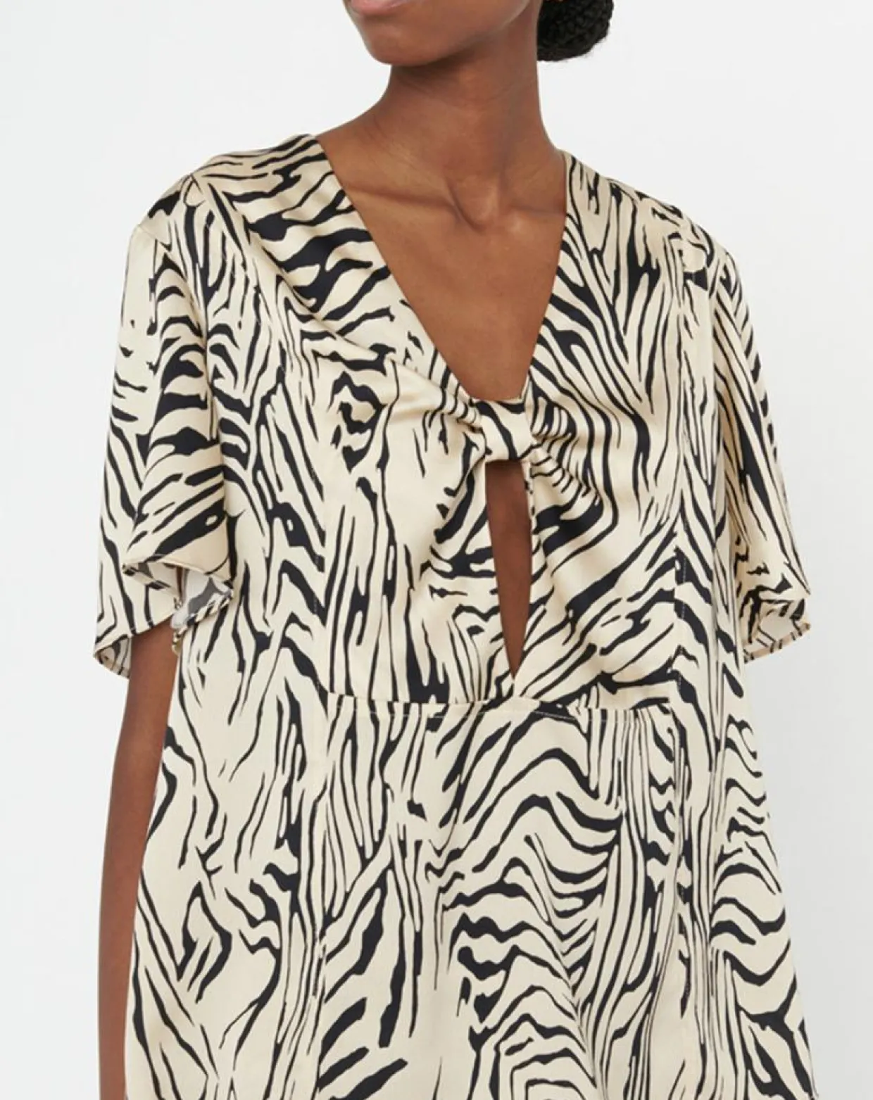 Femme Zapa Tops Et Blouses^Top Tangui imprimée animal noir/beige