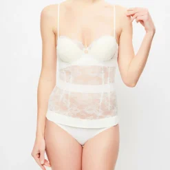 Top Tearose écru-La Perla Discount