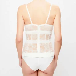 Top Tearose écru-La Perla Discount