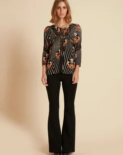 Femme Belair Tops Et Blouses^Top Toran imprimé noir
