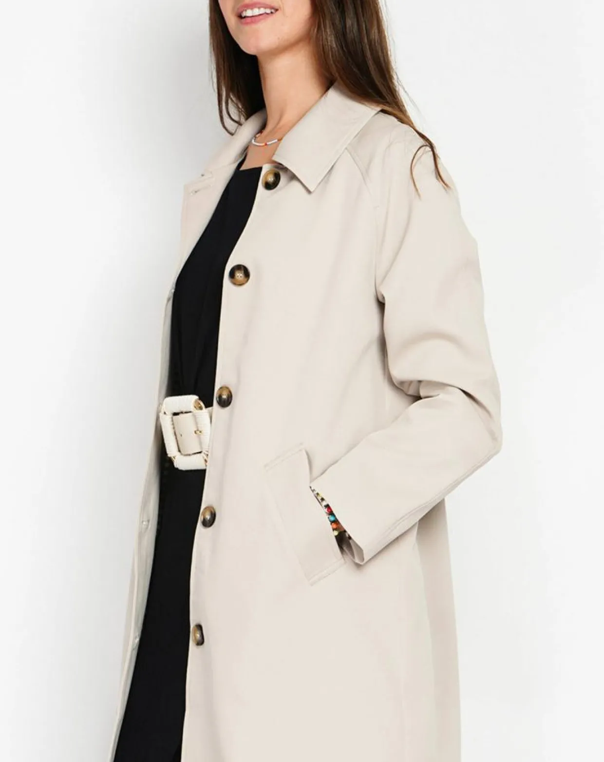 Femme Assuili Manteaux^Trench Léa beige