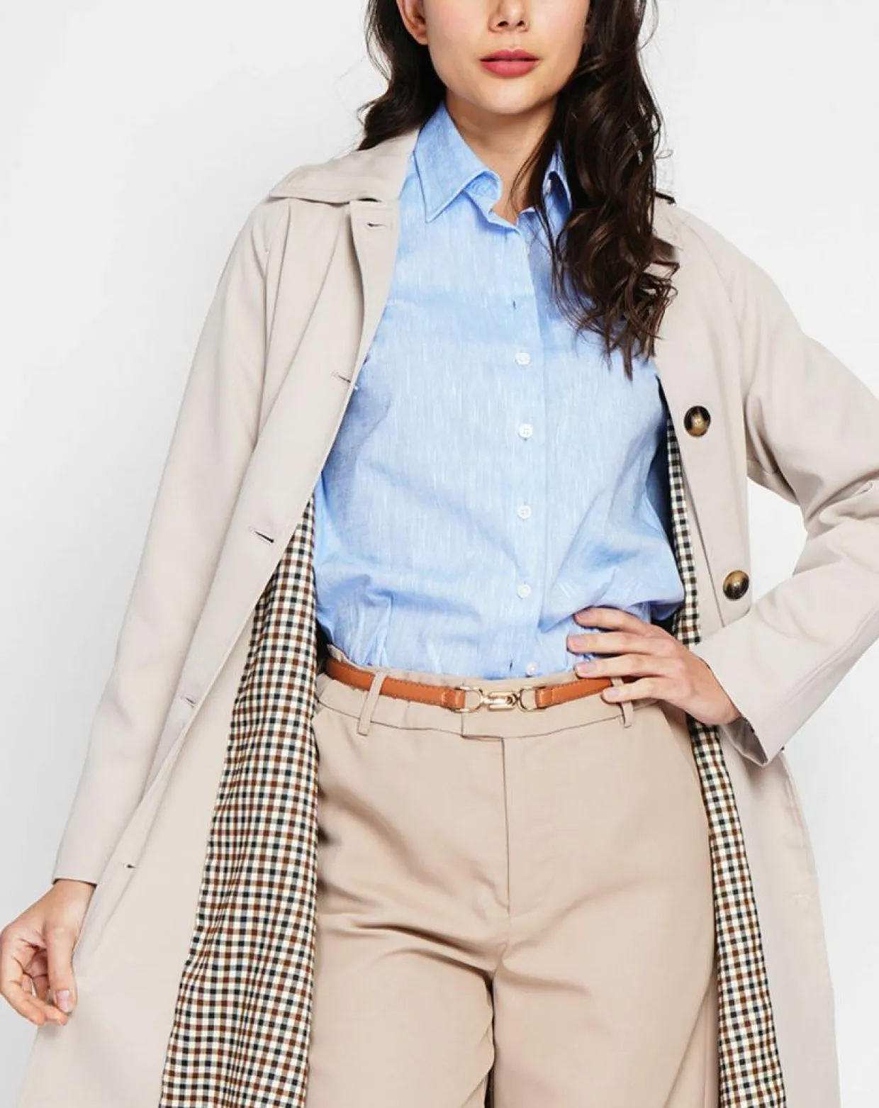 Femme Assuili Manteaux^Trench Léa beige
