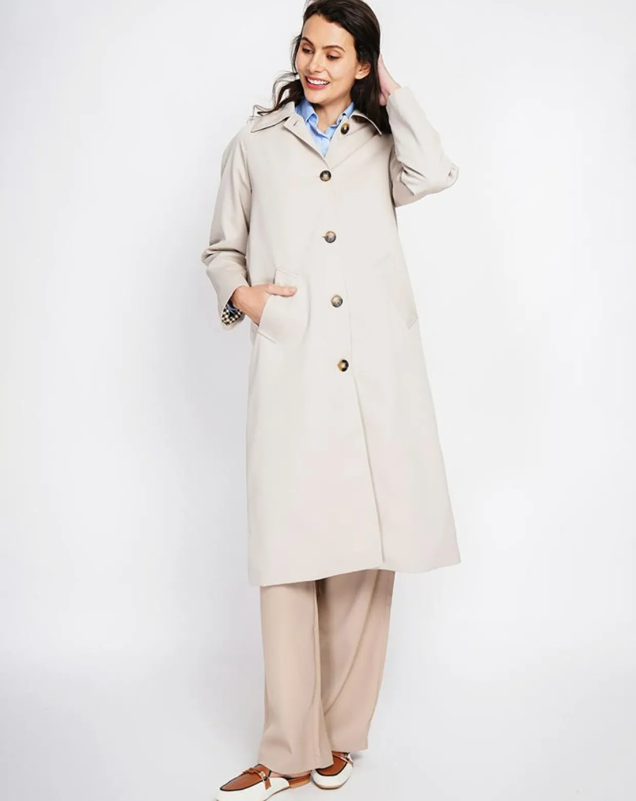 Femme Assuili Manteaux^Trench Léa beige