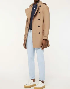 Homme Hackett London Manteaux^Trench mi-long beige foncé