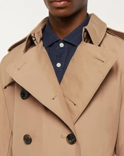 Homme Hackett London Manteaux^Trench mi-long beige foncé