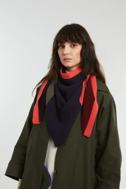 Femme Mapoesie Echarpes, Foulards^Triangle Ebba Marine