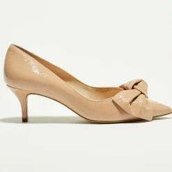 Femme Cosmoparis Sandales À Talons^Trotteurs en Cuir Venisa vieux roses - Talon 5 cm