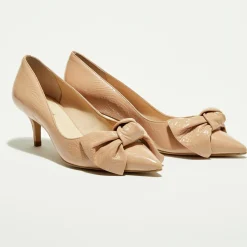 Femme Cosmoparis Sandales À Talons^Trotteurs en Cuir Venisa vieux roses - Talon 5 cm