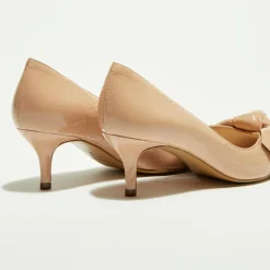 Femme Cosmoparis Sandales À Talons^Trotteurs en Cuir Venisa vieux roses - Talon 5 cm