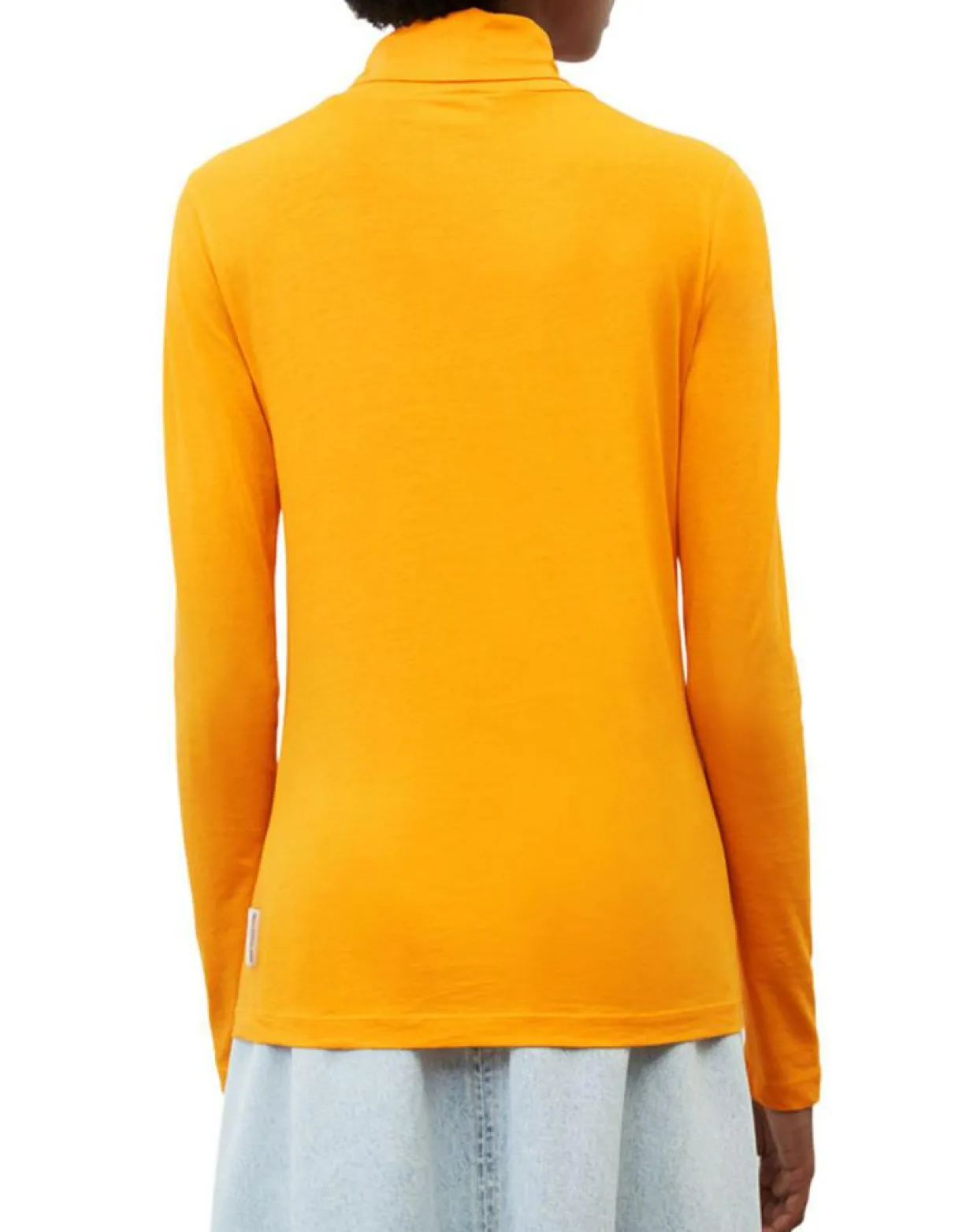 Femme Marc O'Polo T-Shirts^T-Shirt 100% Coton Bio col roulé orange