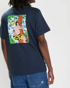 T-Shirt 100% Coton Bio Earth bleu marine-Element Best