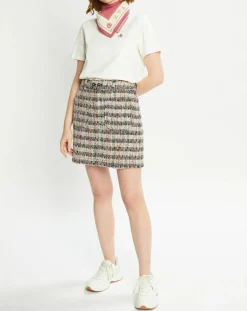 Femme Scotch & Soda T-Shirts^T-Shirt 100% Coton Bio Foulard blanc