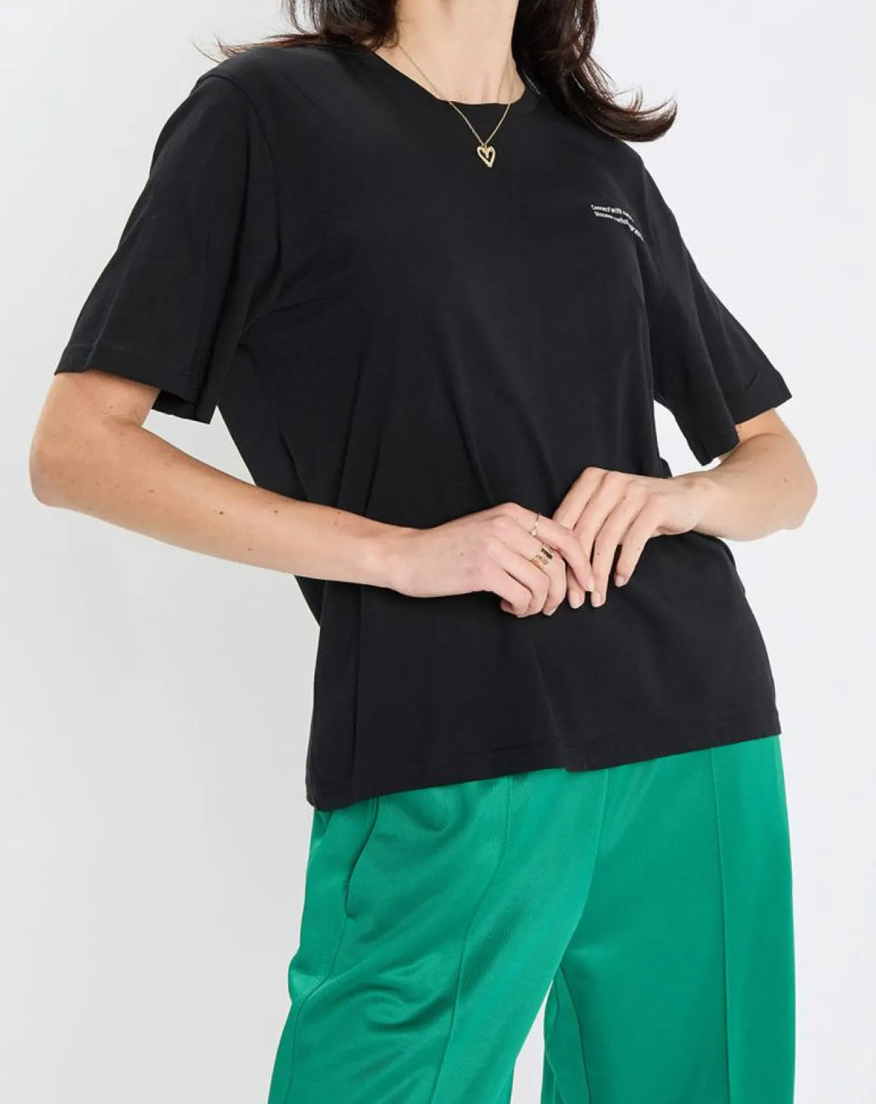 Femme Marc O'Polo T-Shirts^T-Shirt 100% Coton Bio imprimé nature noir