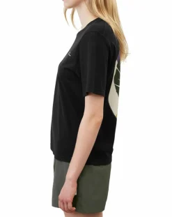 Femme Marc O'Polo T-Shirts^T-Shirt 100% Coton Bio imprimé nature noir