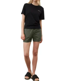 Femme Marc O'Polo T-Shirts^T-Shirt 100% Coton Bio imprimé nature noir
