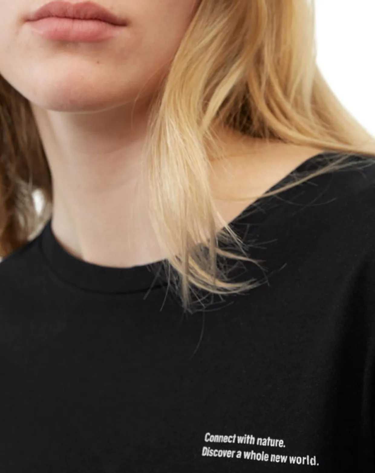 Femme Marc O'Polo T-Shirts^T-Shirt 100% Coton Bio imprimé nature noir