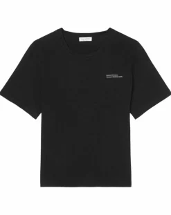 Femme Marc O'Polo T-Shirts^T-Shirt 100% Coton Bio imprimé nature noir