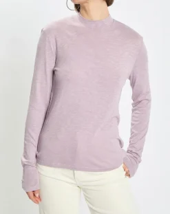 T-Shirt 100% Coton Bio violet clair-Marc O'Polo Discount