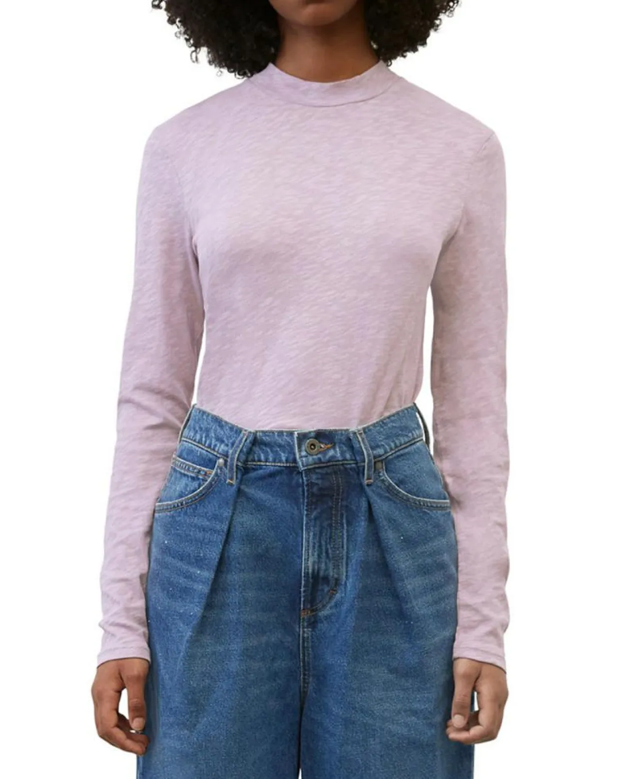 T-Shirt 100% Coton Bio violet clair-Marc O'Polo Discount