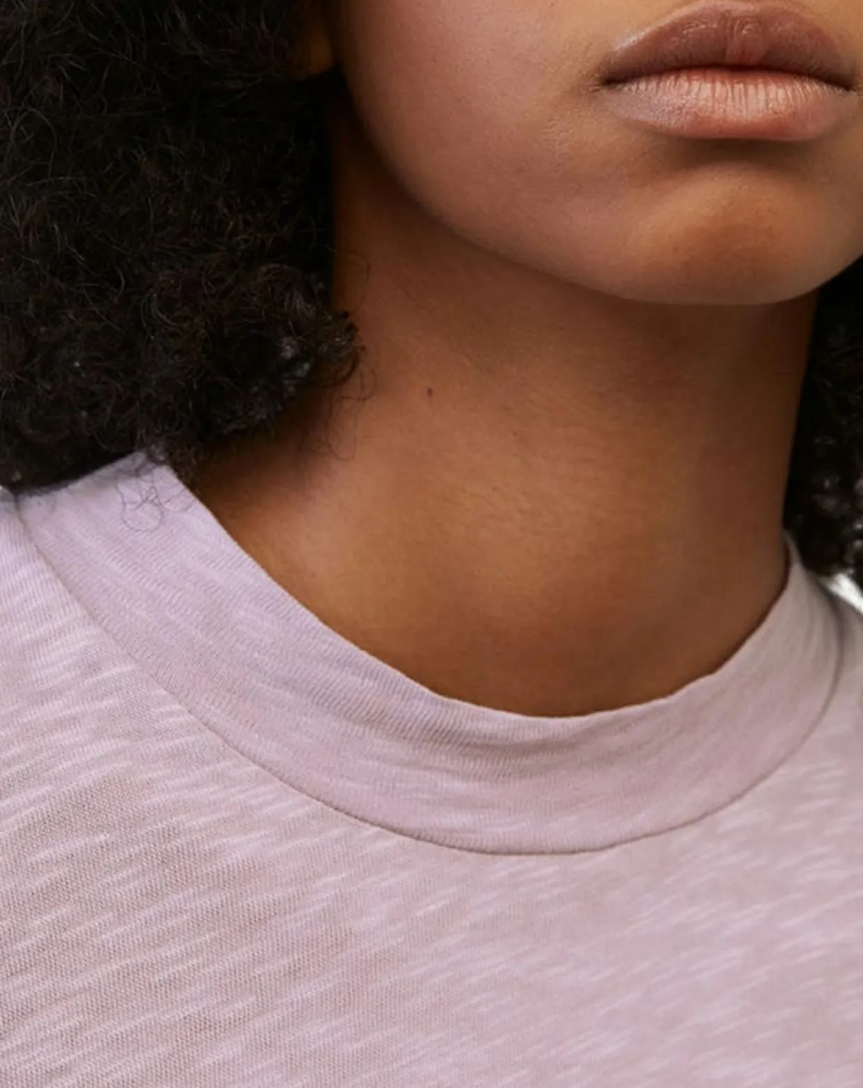 T-Shirt 100% Coton Bio violet clair-Marc O'Polo Discount