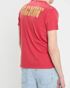 T-Shirt à motif rouge-Scotch & Soda