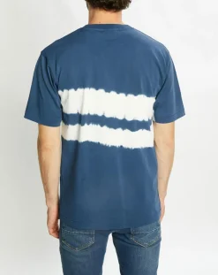 T-Shirt Ample 100% Coton Bio Tie & Dye bleu-Scotch & Soda New