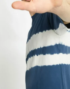 T-Shirt Ample 100% Coton Bio Tie & Dye bleu-Scotch & Soda New