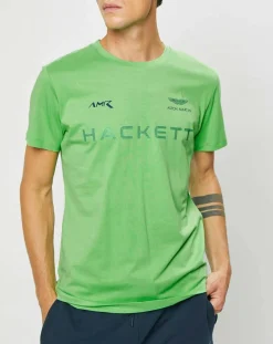 T-Shirt Aston Martin Racing vert fluo-Hackett London